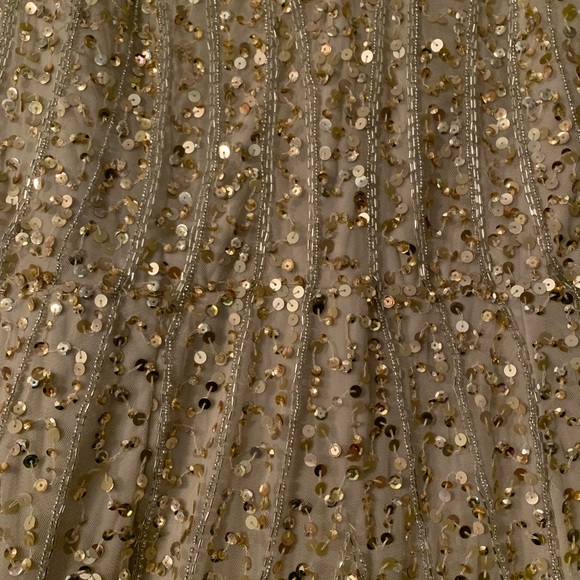 Adrianna Papell gold gown - Picture 4 of 6